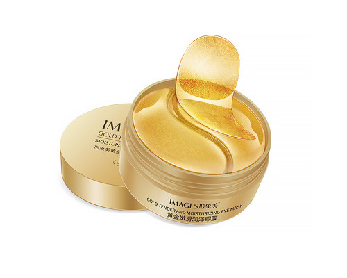 Гидрогелевые патчи в банке IMAGES Eye Mask 80 г Золото