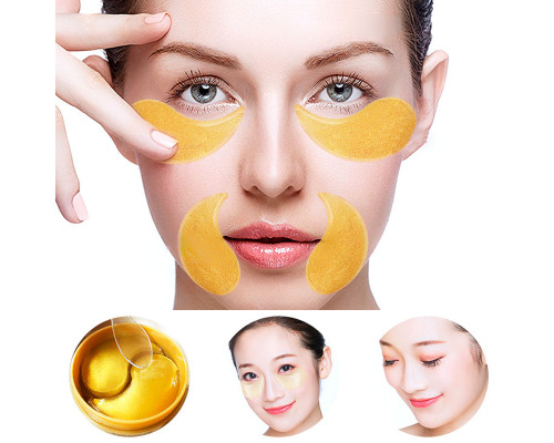 Гидрогелевые патчи в банке IMAGES Eye Mask 80 г Золото
