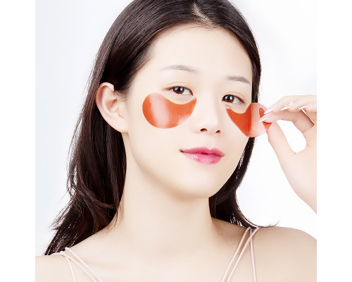 Гидрогелевые патчи в банке с рубиновым коллагеном Veze Ruby Collagen Moisturizing Eye Mask 80 г