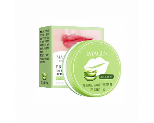 Маска бальзам для губ увлажняющий Images Day and Night Lip Mask 6 г Aloe
