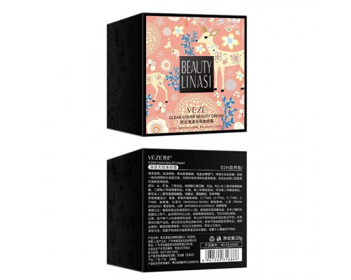 Тональный крем-кушонVeze Clear Cover Beauty Cream 20g 01 натуральный