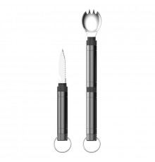 Туристический походный набор YUANTOOSE T05 нож, вилка, ложка