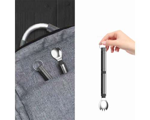 Туристический походный набор YUANTOOSE T05 нож, вилка, ложка