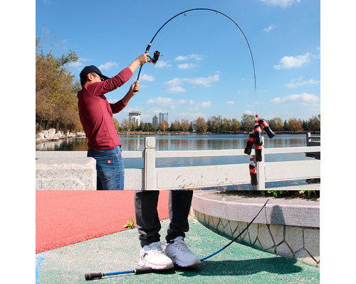 Спиннинговое удилище YUMINGBU KNIGHT Karbon IM7 2.4м 5-30г Section: M/ML Безынерционная