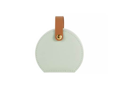 Органайзер сумочка Casegrace SP-01278 для украшений и ювелирных изделий с ручкой 10*9*4,5 см Green