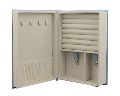 Шкатулка книга Casegrace SP-01115 органайзер для хранения ювелирных изделий Blue