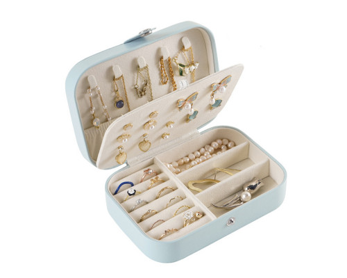 Шкатулка Casegrace SP-01161 для украшений и ювелирных изделий портативная 16*11*5 см Blue