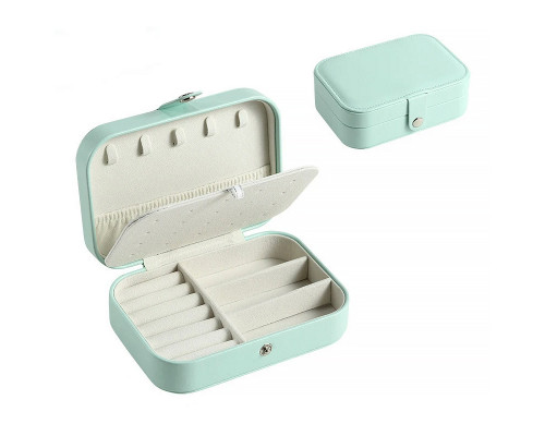 Шкатулка Casegrace SP-01161 для украшений и ювелирных изделий портативная 16*11*5 см Turquoise