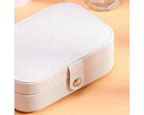 Шкатулка Casegrace SP-01161 для украшений и ювелирных изделий портативная 16*11*5 см White