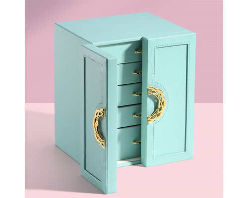 Шкатулка Casegrace SP-01181 для украшений и ювелирных изделий пятиуровневая 20,7*19,7*25cm Turquoise
