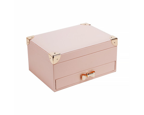 Шкатулка Casegrace SP-01261 для украшений и ювелирных изделий двухуровневая  23*17*12 см Pink