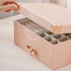 Шкатулка Casegrace SP-01261 для украшений и ювелирных изделий двухуровневая  23*17*12 см Pink