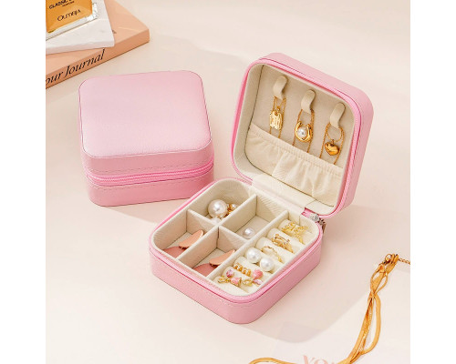 Шкатулка для хранения украшений Casegrace SP-01318 органайзер для ювелирных изделий Pink