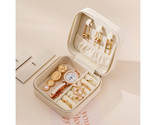 Шкатулка для хранения украшений Casegrace SP-01318 органайзер для ювелирных изделий White