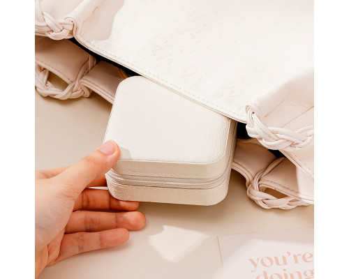 Шкатулка для хранения украшений Casegrace SP-01318 органайзер для ювелирных изделий White