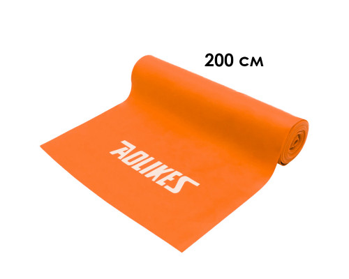 Эластичная лента AOLIKES LD-3605 200см для йоги и пилатеса фитнеса и силовых тренировок Orange