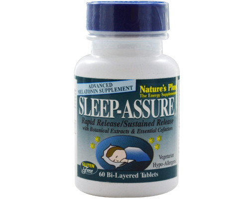 Формула для сна, Sleep Assure, Nature's Plus, 60 таблеток