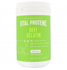 Желатин говяжий, Beef Gelatin, Vital Proteins, без вкуса, порошок, 465 г