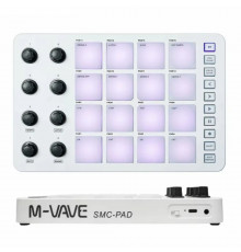 Бездротовий MIDI-контроллер M-VAVE SMC-PAD white