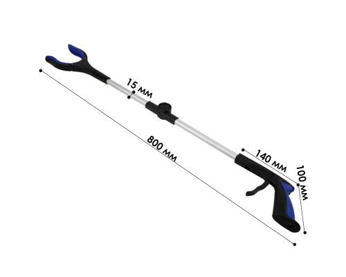 Захват с длинной ручкой Reacher Activ 28987 складной Blue