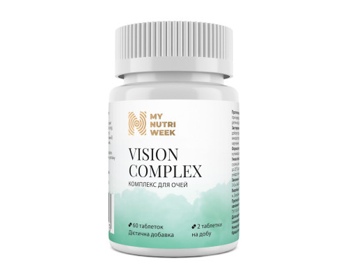 Комплекс для очей, Vision Complex, My Nutri Week, 60 таблеток