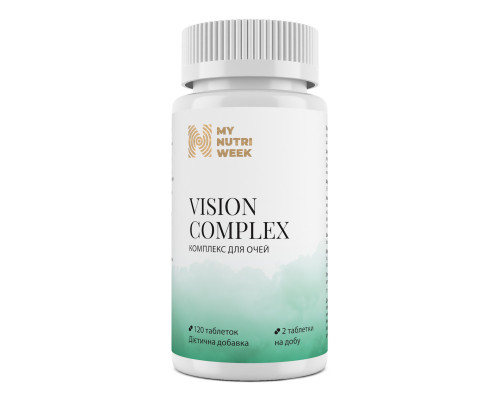 Комплекс для очей, Vision Complex, My Nutri Week, 120 таблеток