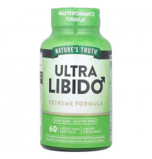 Підтримка лібідо, Ultra Libido, Nature's Truth, швидка дія, для чоловіків, 60 гелевих капсул