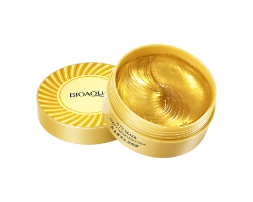 Гидрогелевые патчи с с частицами золота BIOAQUA Hydrating Moisturizing Eye Mask 80 г