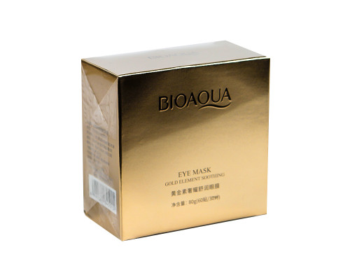 Гидрогелевые патчи с с частицами золота BIOAQUA Hydrating Moisturizing Eye Mask 80 г