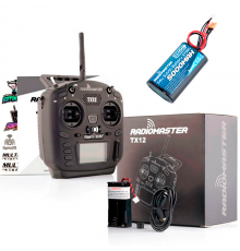Пульт RadioMaster TX12 MKII ELRS M2 з акумулятором 21700 RadioMaster (1 x 5000мАг)