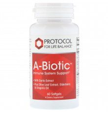 Формула для підтримки імунної системи, A-Biotic, Protocol for Life Balance, 60 капсул