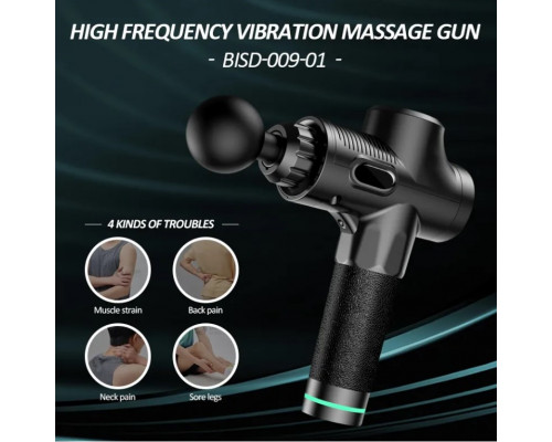 Перкусійний масажер для тіла MASSAGE GUN MAX 30 — потужний масажний пістолет для глибокого розслаблення та відновлення.