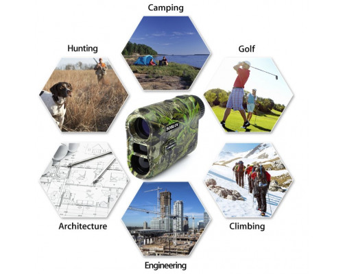 Лазерний далекомір для вимірювання кута та швидкості. Професійний водонепроникний Boblov NK-1000