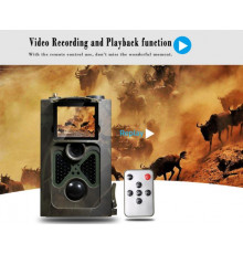 Фотопастка Suntek HC 550M/G 25м, огляд 120 °, датчик руху, GSM модуль передача даних, нічна зйомка, захист IP54.