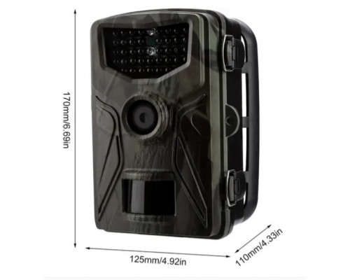 Фотопастка Suntek HC 804A 25м, огляд 120 °, датчик руху, нічна зйомка, захист IP65.