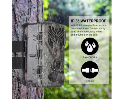 Фотопастка Suntek НС-810A 20м, огляд 120 °, з датчиком руху, нічна зйомка, захист IP65. Камера для охорони