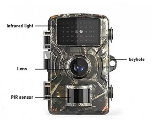 Фотопастка Suntekcam DL-100 (12Мп, 2 дисплей) захист IP66. Камера з датчиком руху та нічною зйомкою.