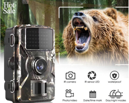 Фотопастка Suntekcam DL-100 (12Мп, 2 дисплей) захист IP66. Камера з датчиком руху та нічною зйомкою.