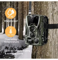 Фотопастка Suntek HC 801M 25м, огляд 120 °, датчик руху, GSM модуль G2, нічна зйомка, захист IP65.