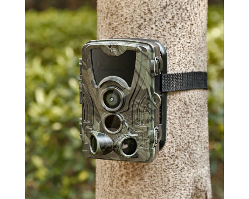 Фотопастка Suntek HC 801A 25м, огляд 120 °, датчик руху, нічна зйомка, захист IP65.