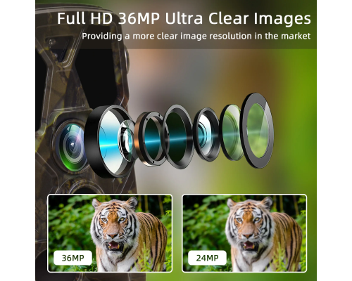 Фотопастка Suntek HC-812A 20м, датчик руху, захист IP65.