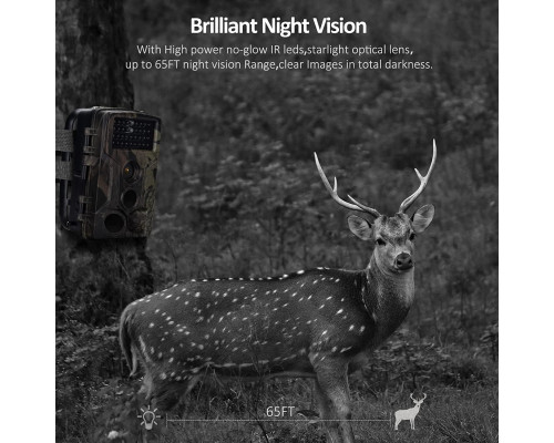 Фотопастка Suntek WiFi802 Plus 20м, огляд 90 °, захист IP65