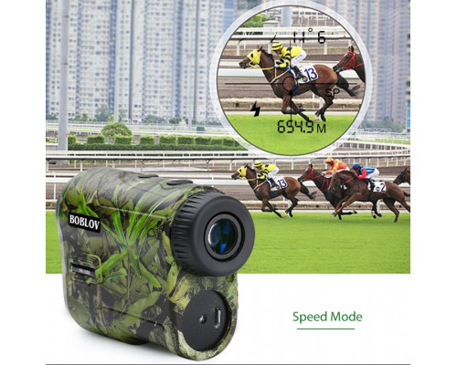 Професійний водонепроникний лазерний дальномір Boblov NK-1000 з вимірюванням кута та швидкості до 1000 метрів.