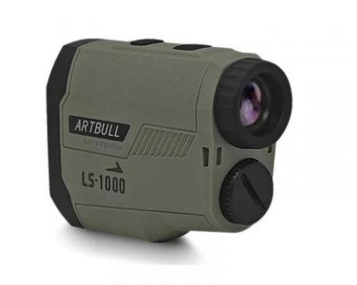Лазерний далекомір Artbull LS-1000 – точне вимірювання відстані до 1000 метрів з урахуванням кута нахилу та швидкості руху.