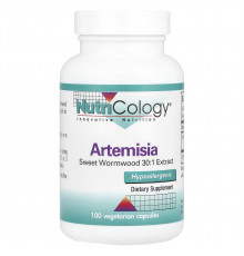 Полынь, Артемизин, Artemisia, Nutricology, 500 мг, 100 вегетарианских капсул