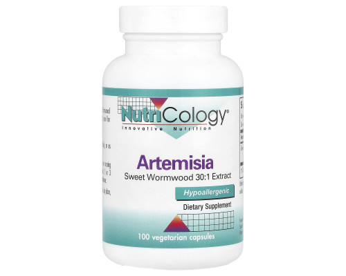 Полынь, Артемизин, Artemisia, Nutricology, 500 мг, 100 вегетарианских капсул