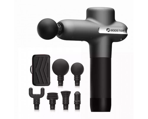 Професійний перкусійний масажер Booster Lightsaber U1 (24V) (Чорний) для глибокого масажу