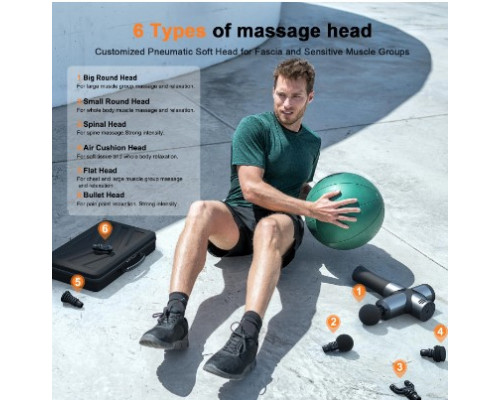 Професійний ударний перкусійний масажер Booster Pro 3 для тіла – для зняття болю та відновлення