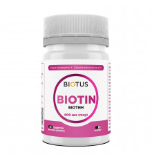 Биотин, Biotin, Biotus, 600 мкг, 30 таблеток